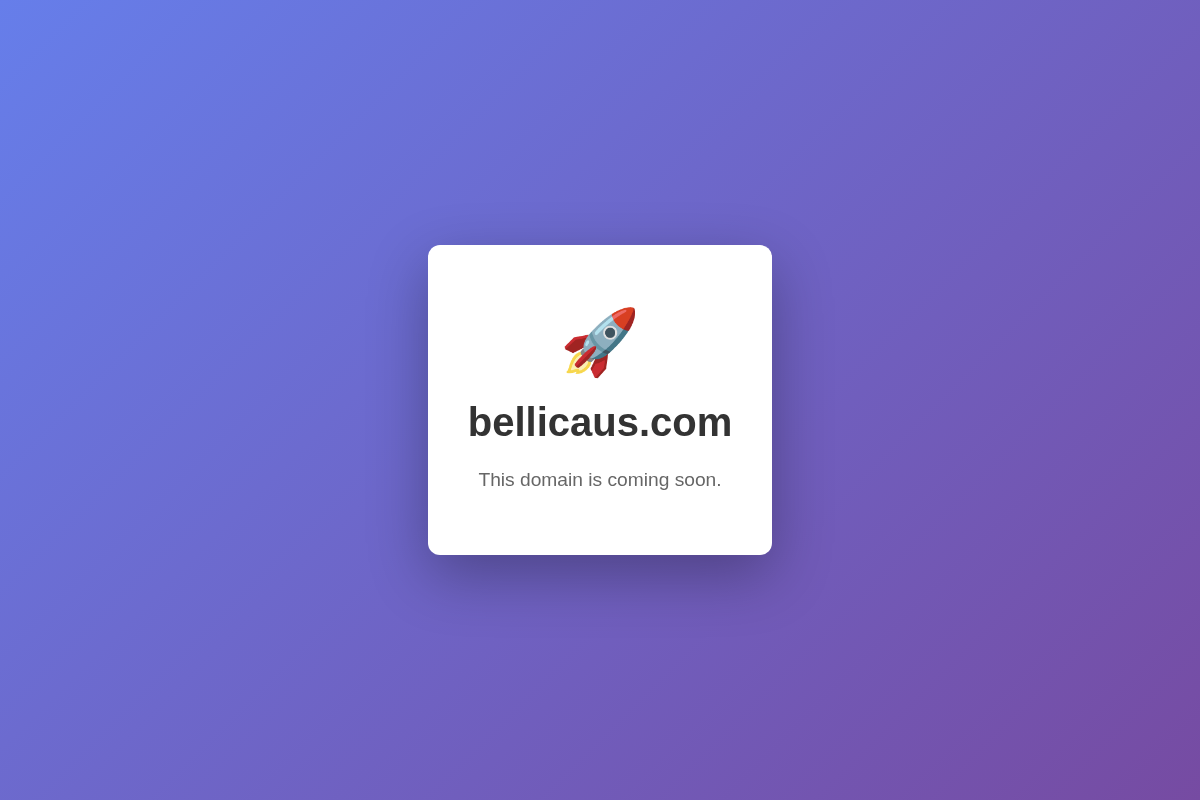 Bellicaus homepage screenshot