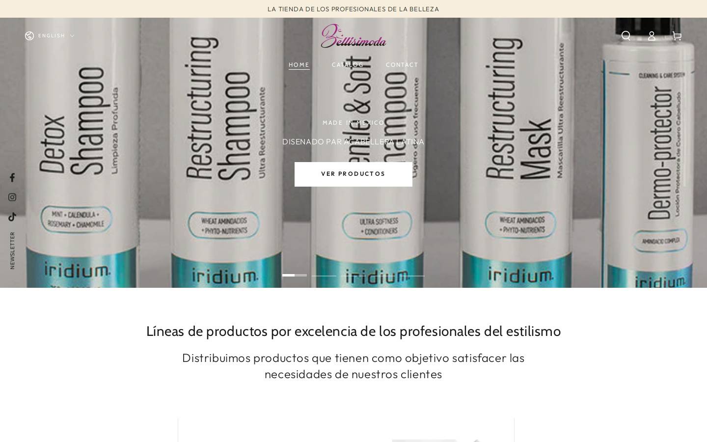 bellisimoda.com homepage screenshot