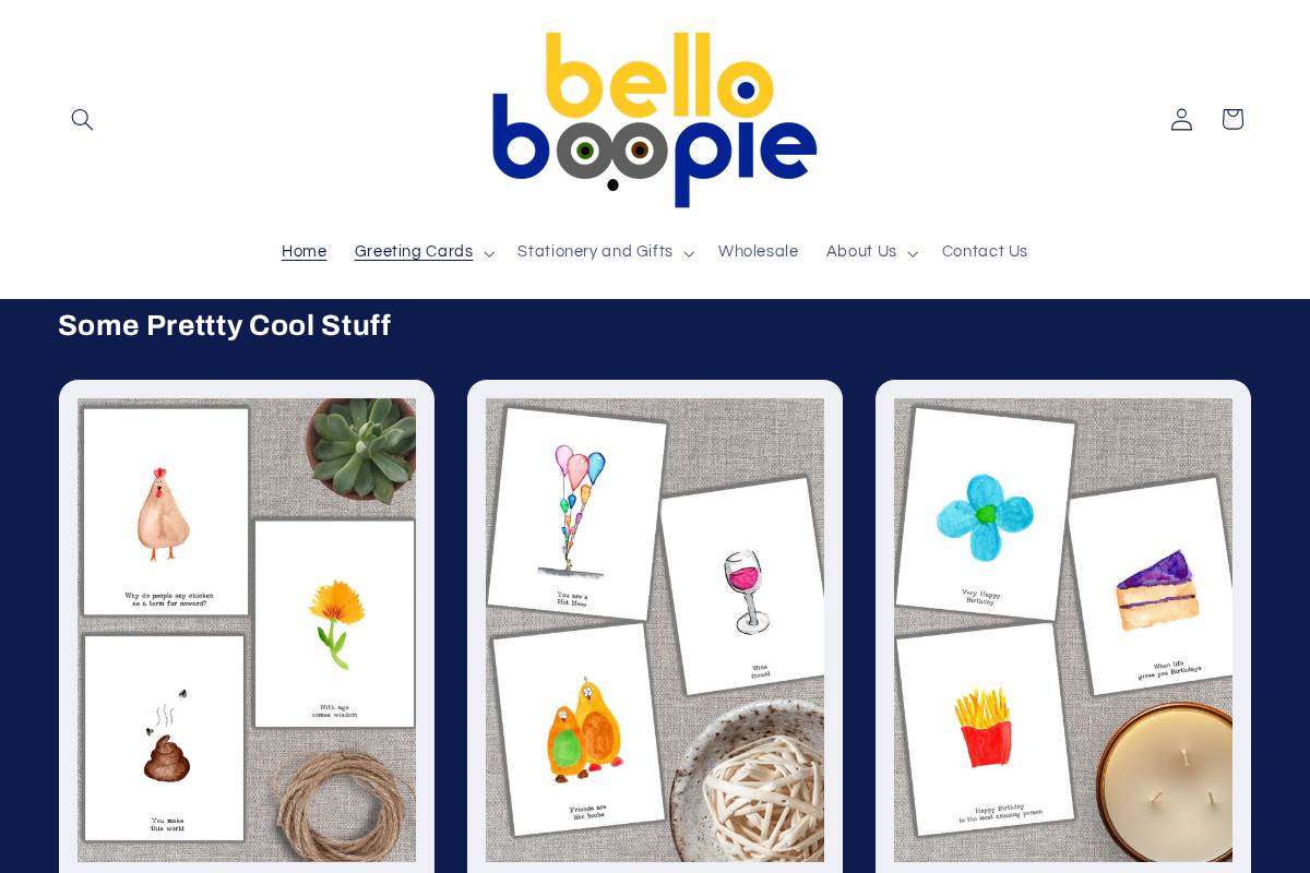 belloboopie.com homepage screenshot