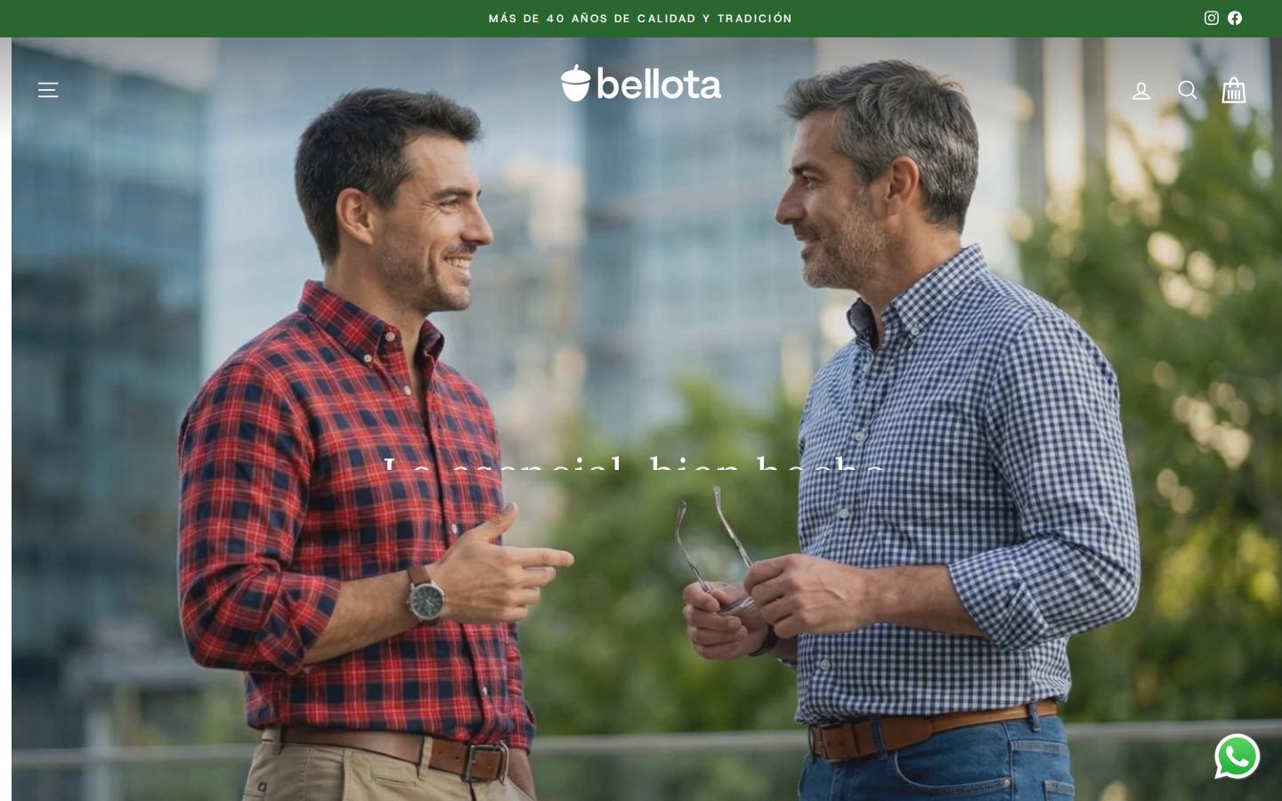bellota.cl homepage screenshot