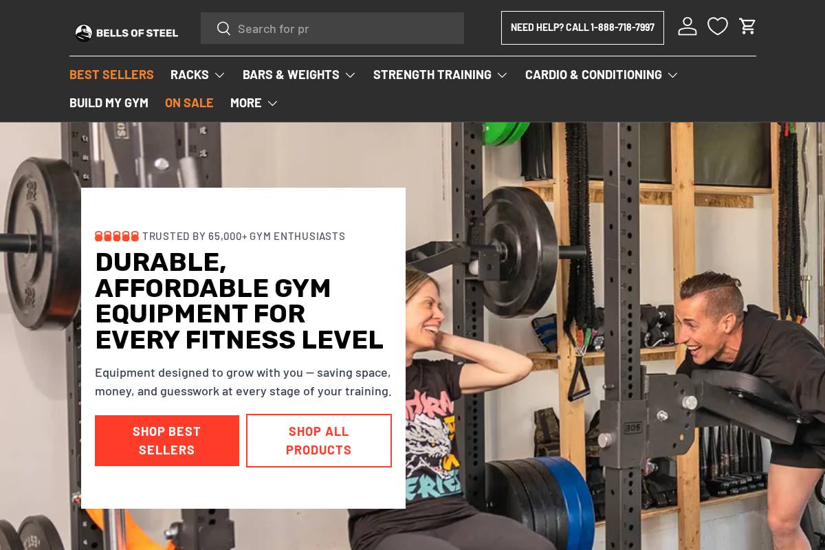 bellsofsteel.com homepage screenshot