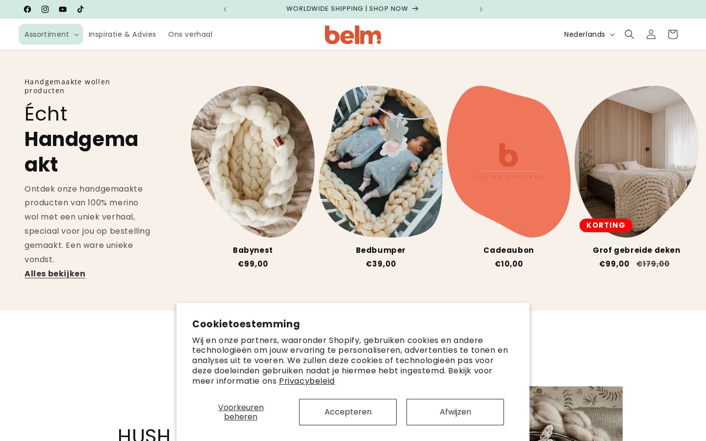 BELM.CO homepage screenshot