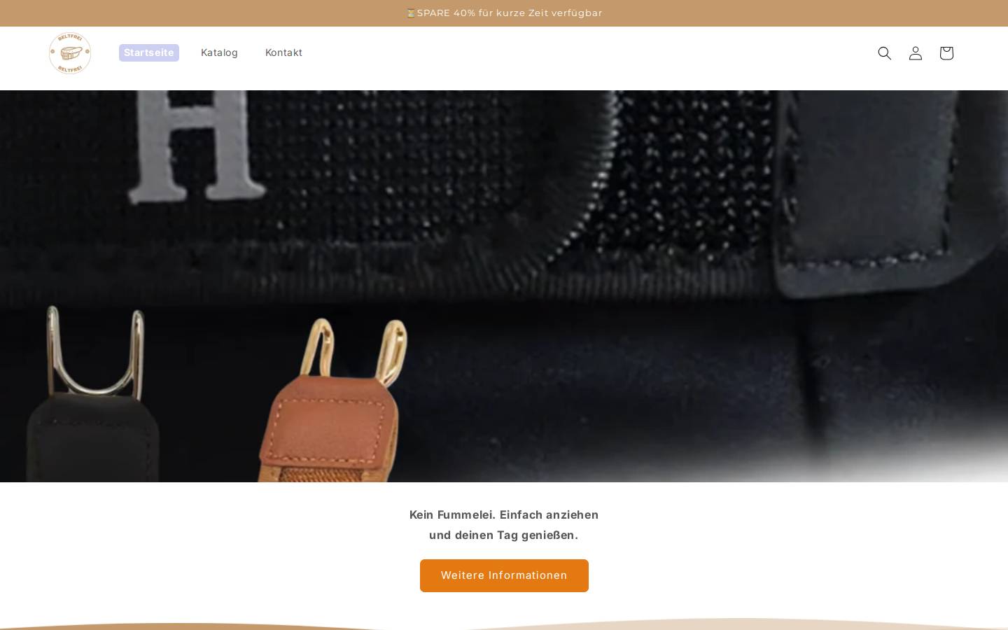 beltfrei.shop homepage screenshot