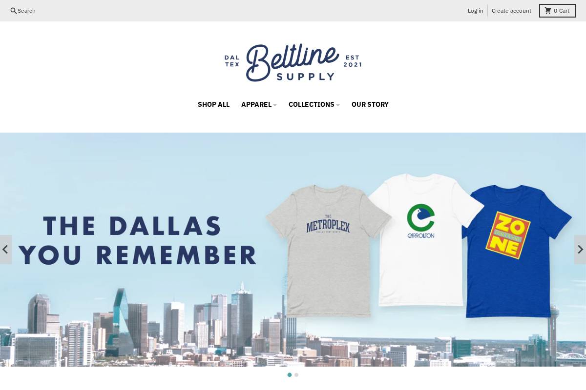 beltlinesupply.com homepage screenshot