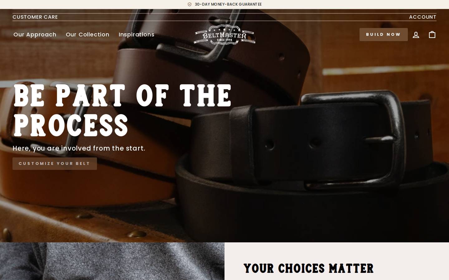 beltmaster.com homepage screenshot