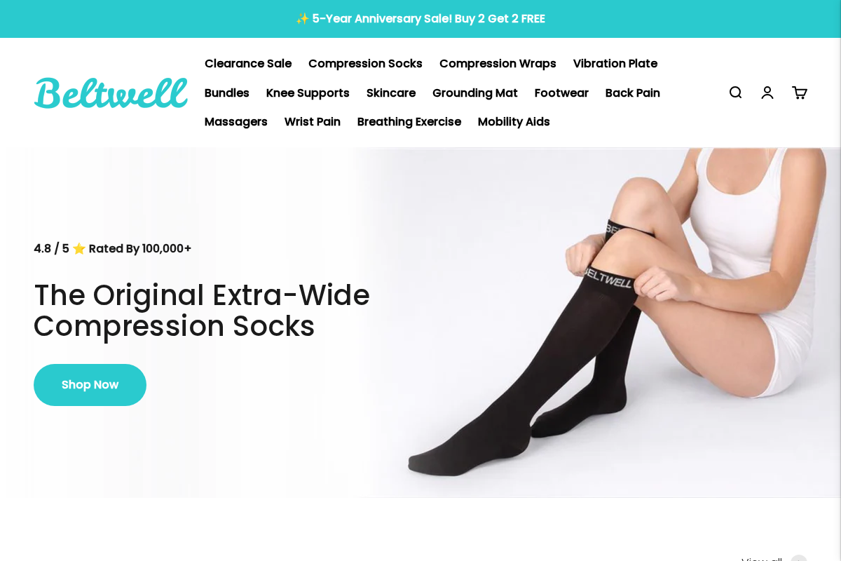 Beltwell homepage screenshot