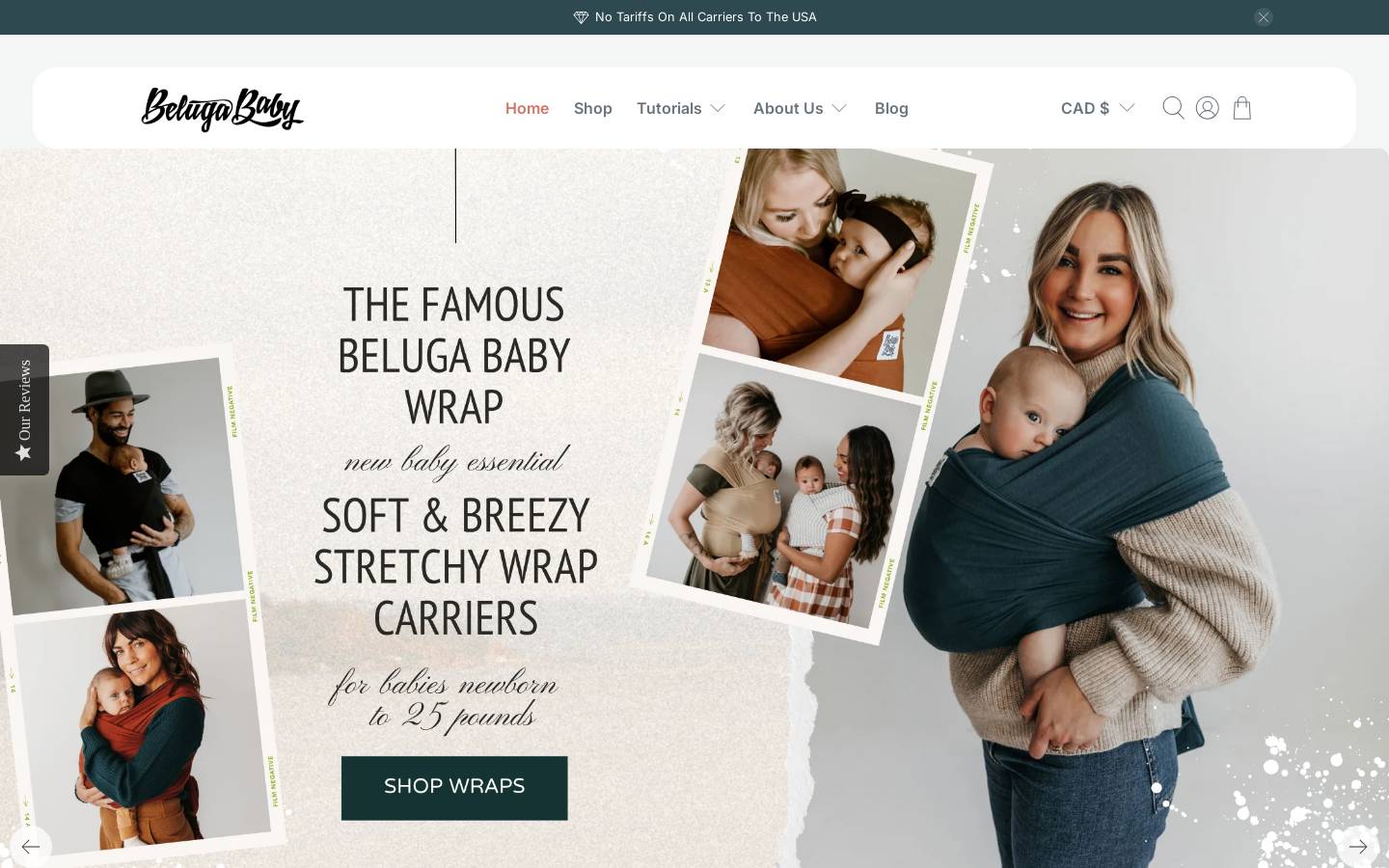 belugababy.com homepage screenshot
