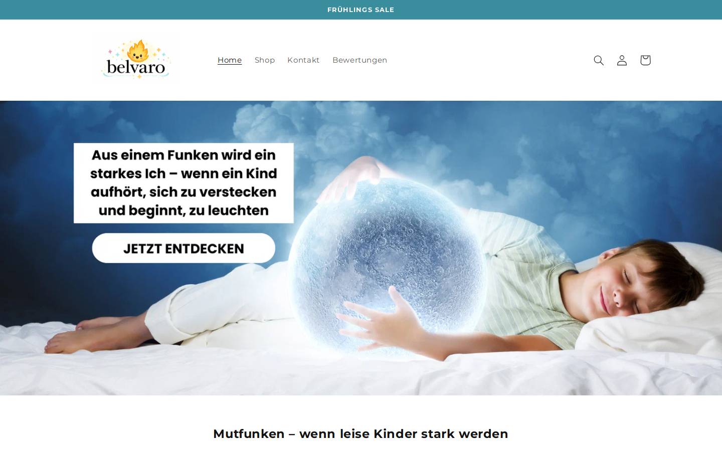 belvaro.de homepage screenshot