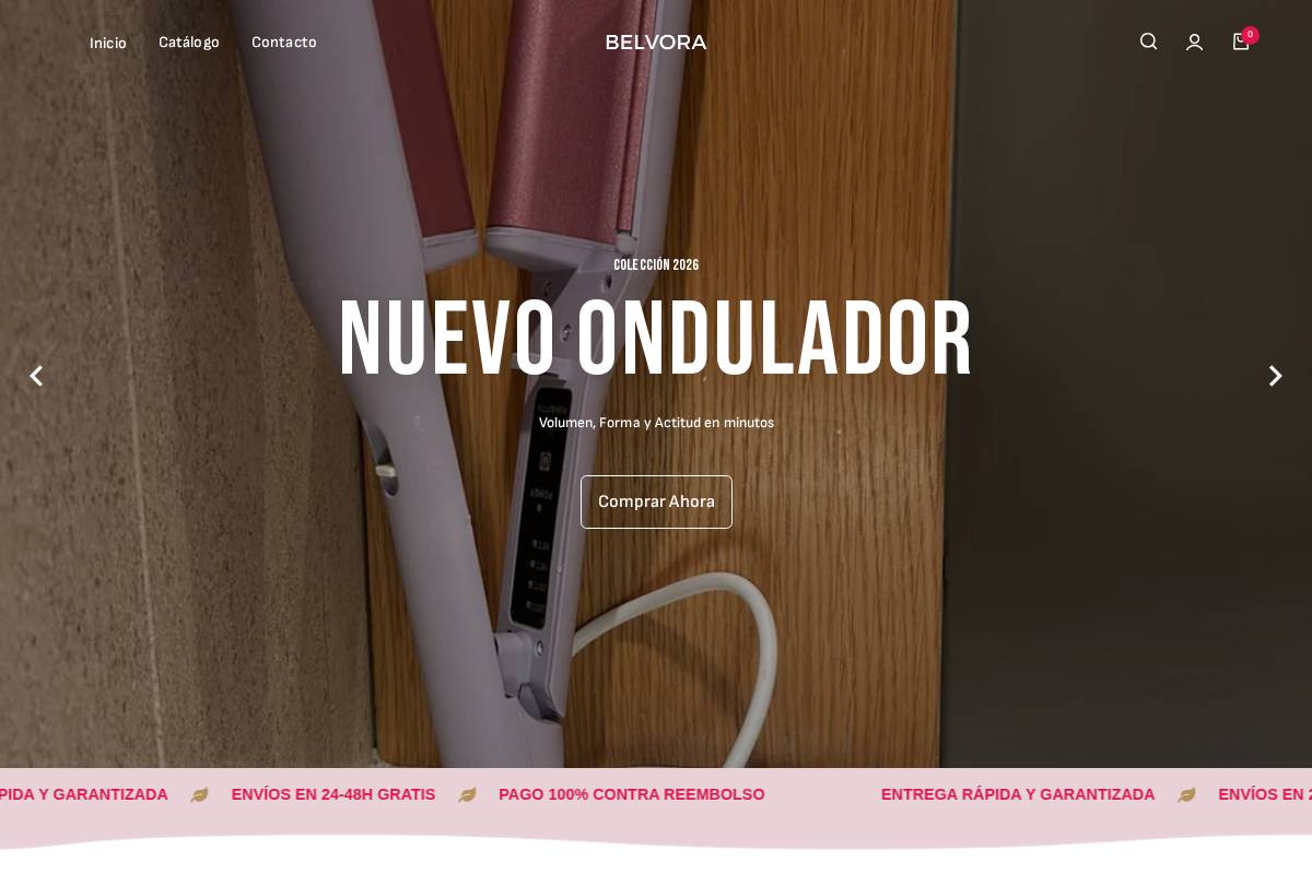 belvorate.com homepage screenshot