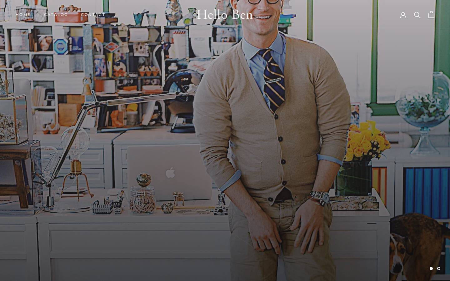 benbusko.com homepage screenshot