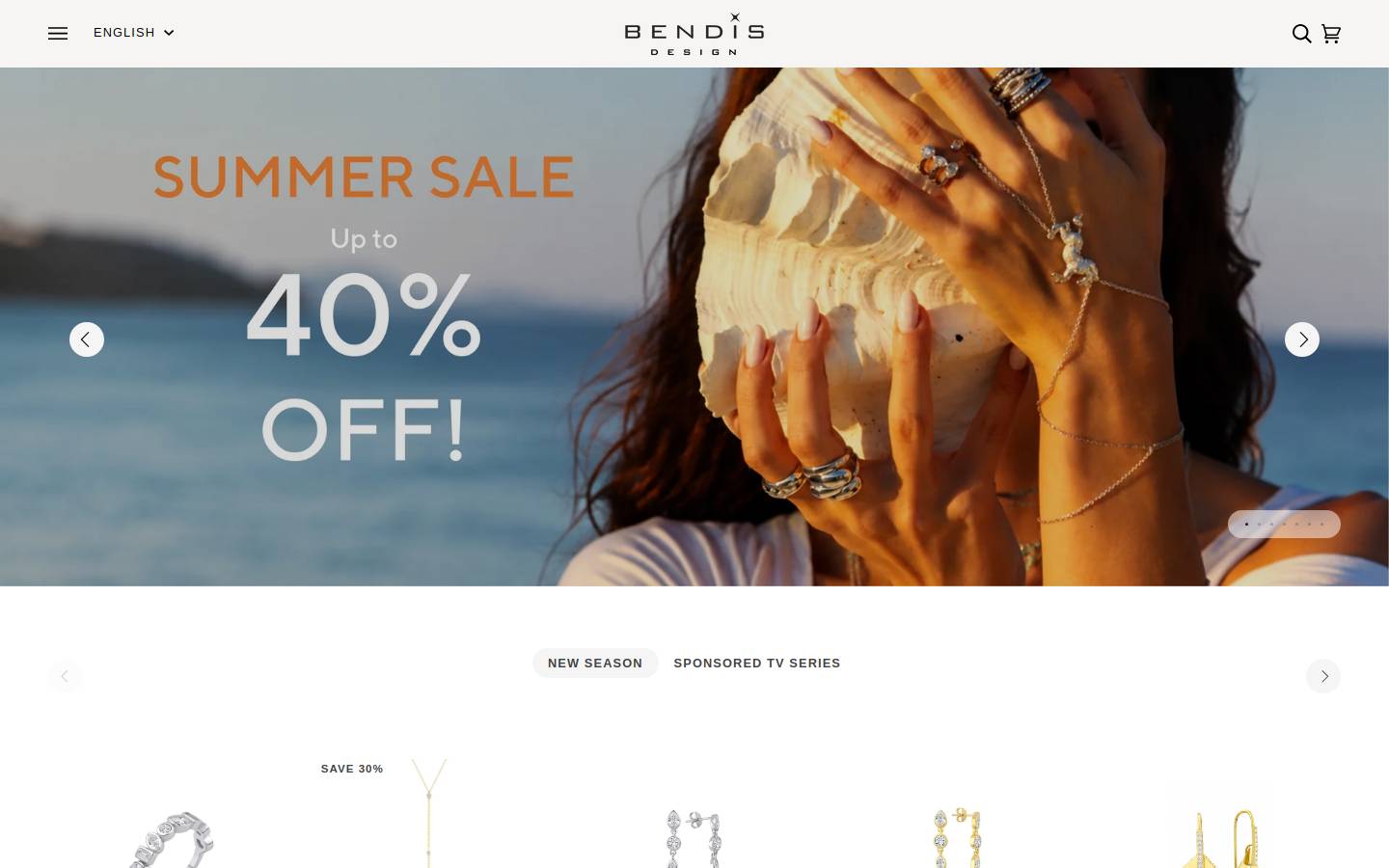 bendisdesign.com homepage screenshot