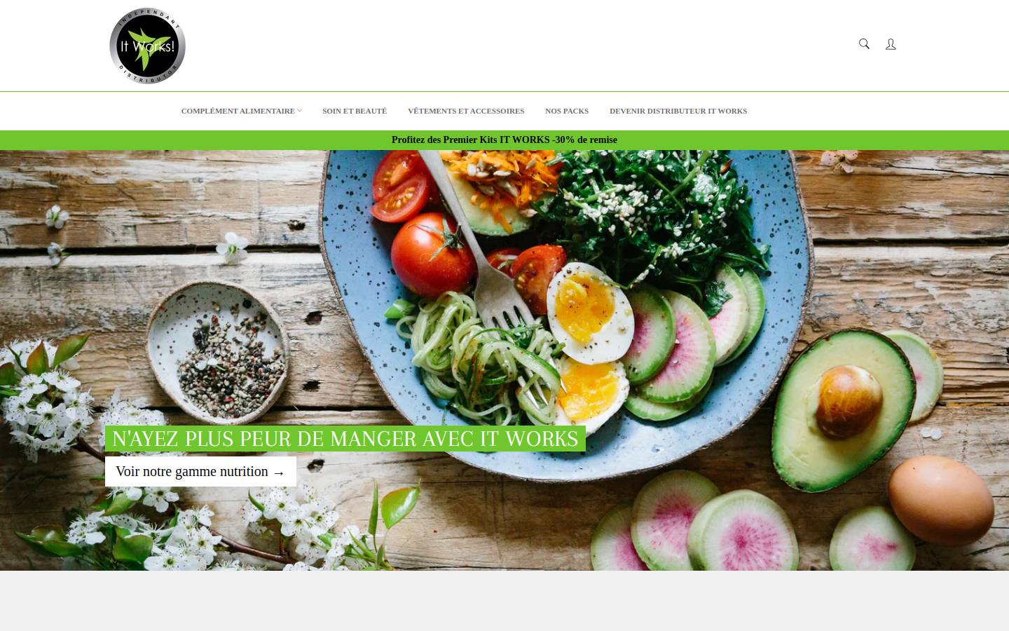 benfattonutrition.fr homepage screenshot