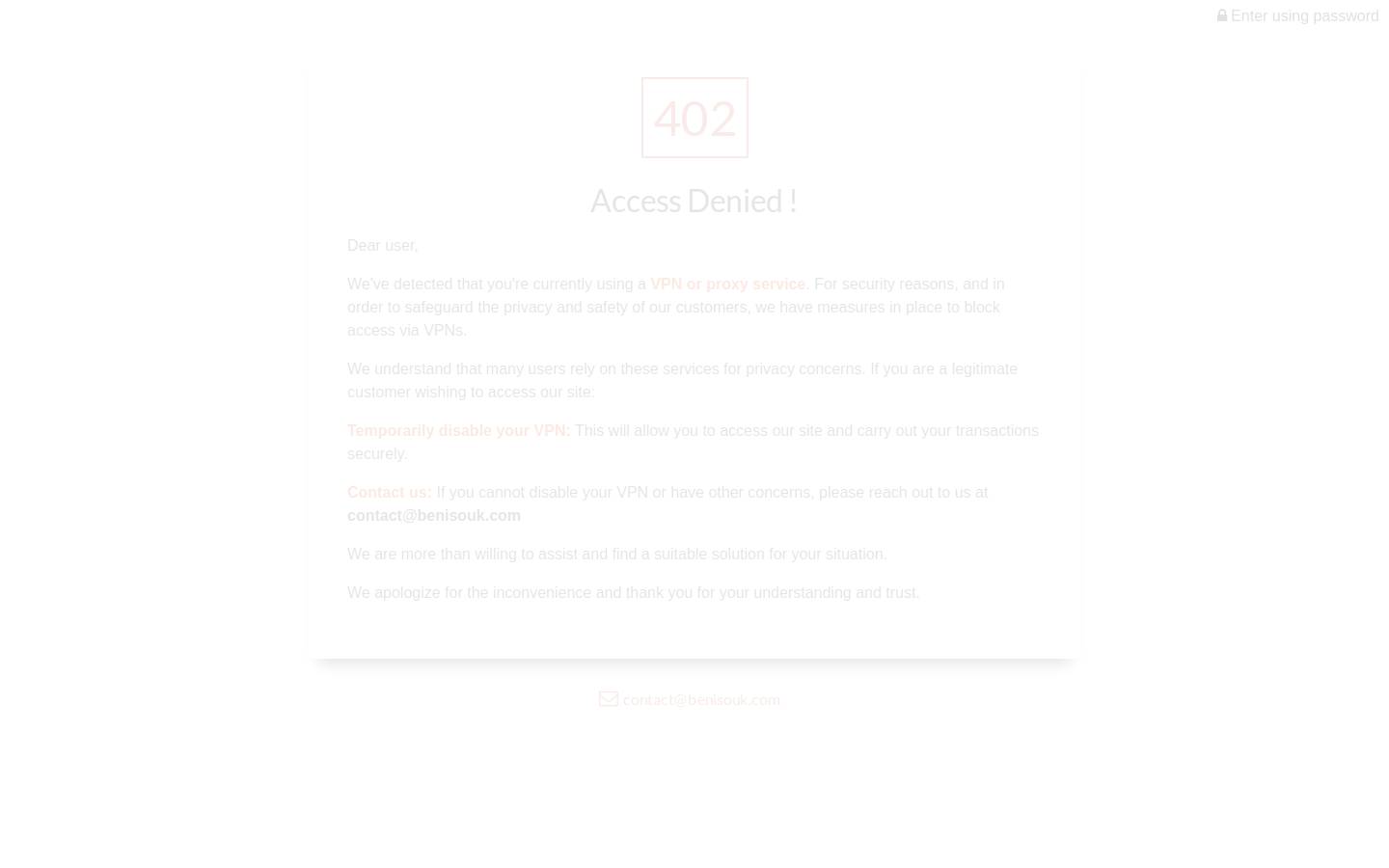 benisouk.com homepage screenshot