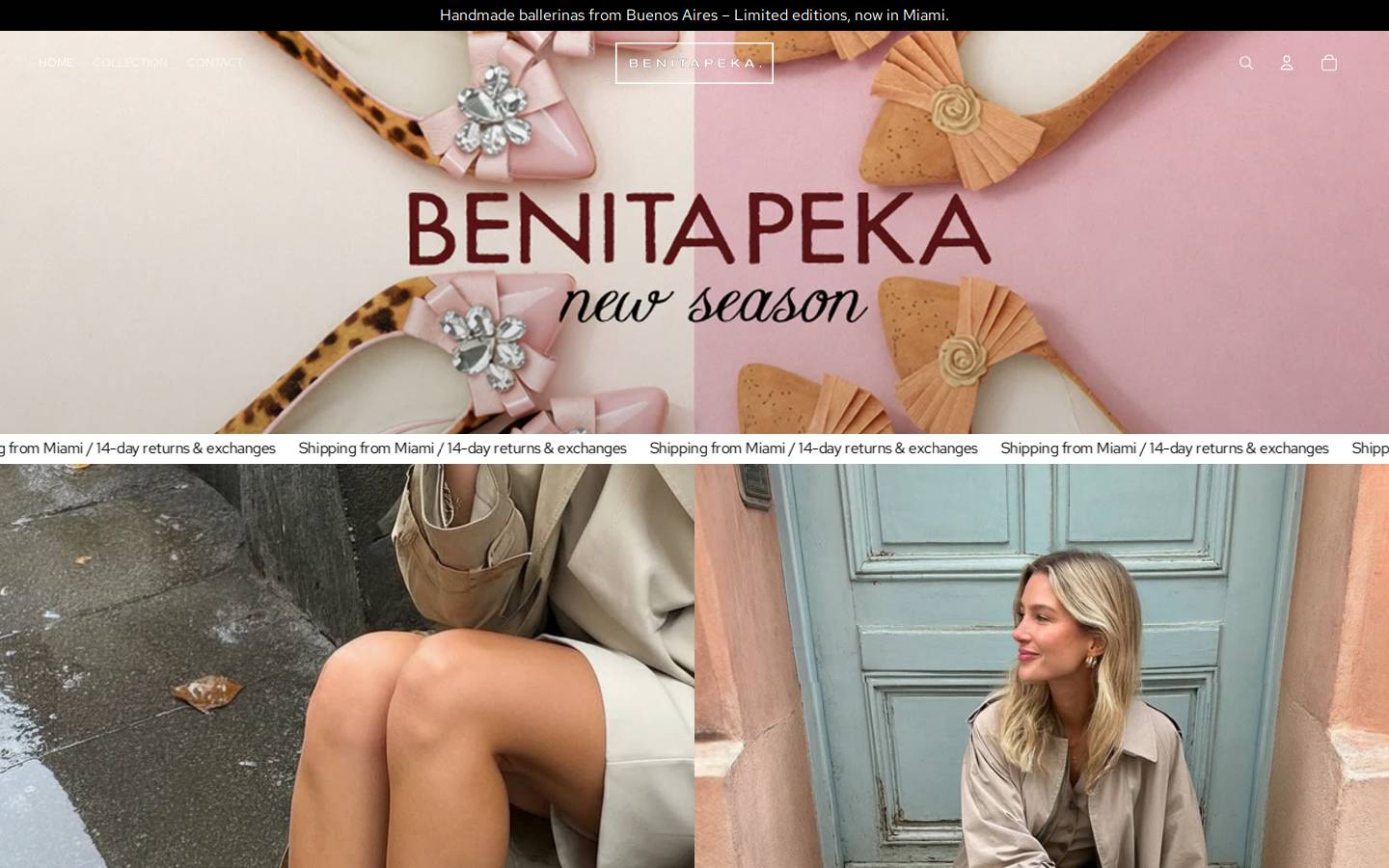 benitapeka.us homepage screenshot