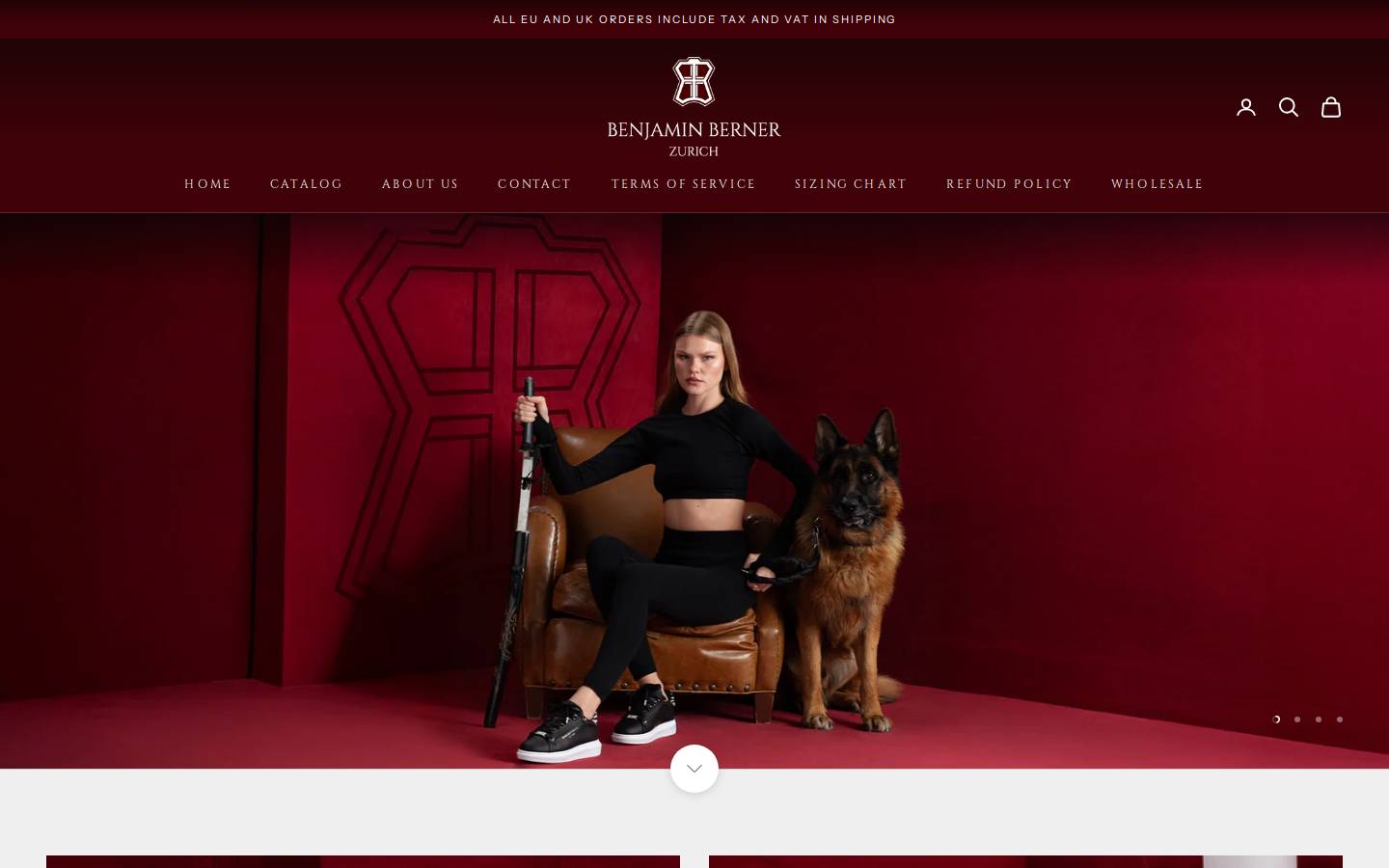 Benjaminberner homepage screenshot