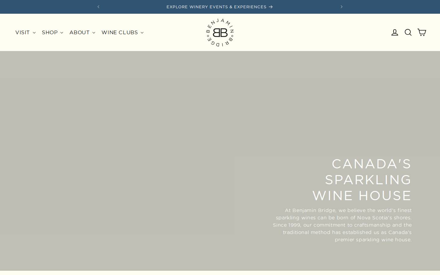 benjaminbridge.com homepage screenshot