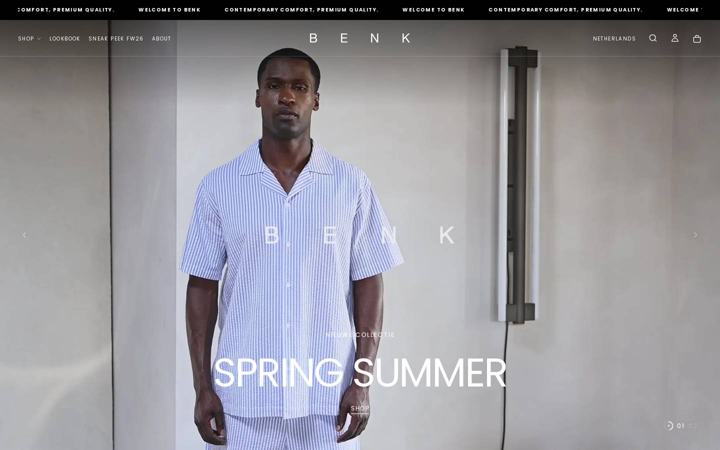 Benkfashion homepage screenshot