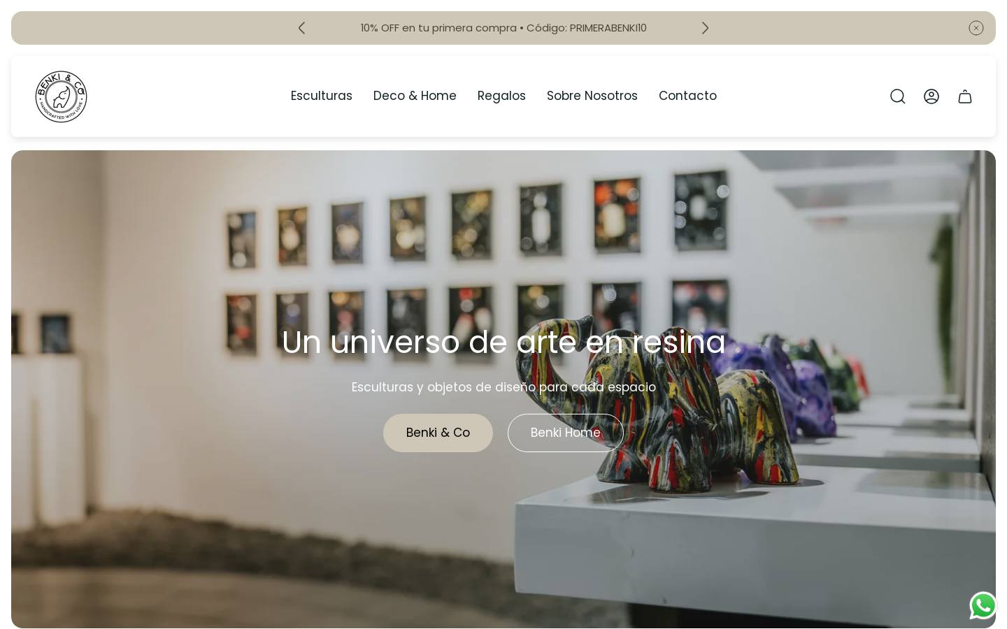 benkiandco.com homepage screenshot