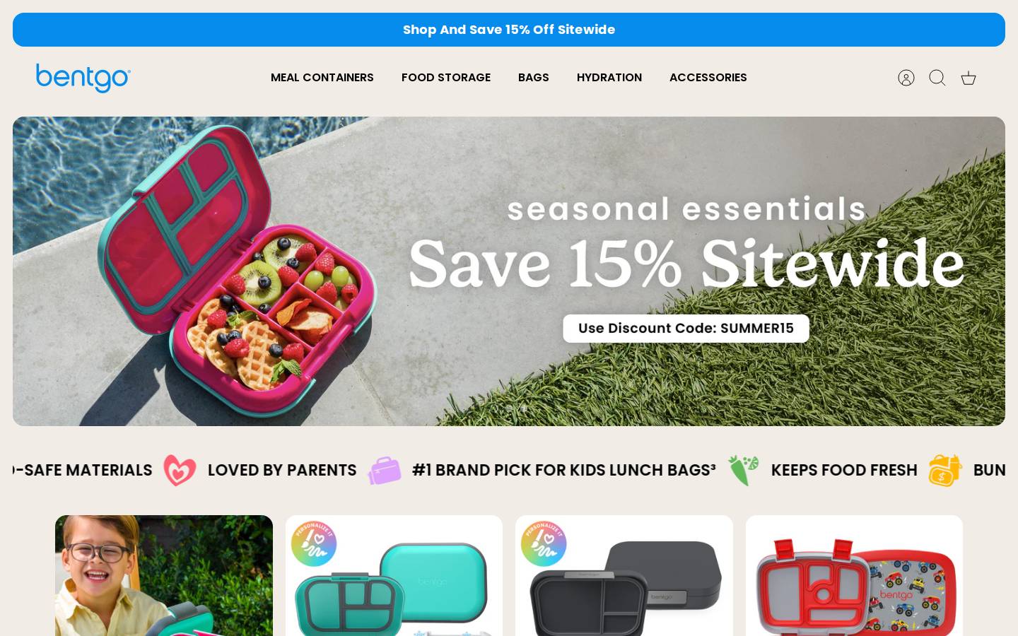bentgo.com homepage screenshot