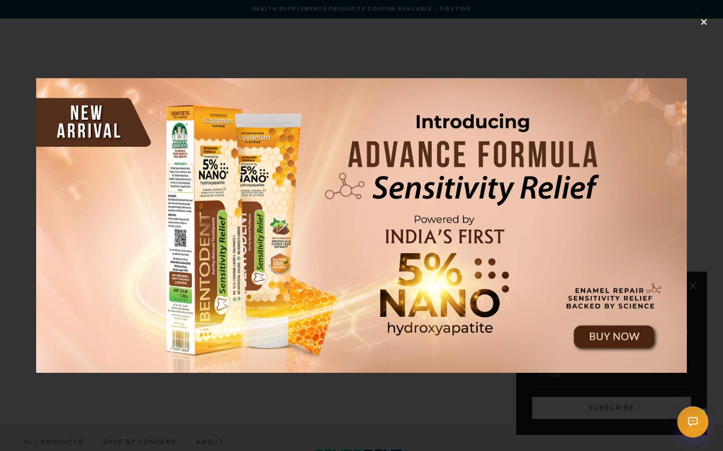 bentodent.in homepage screenshot