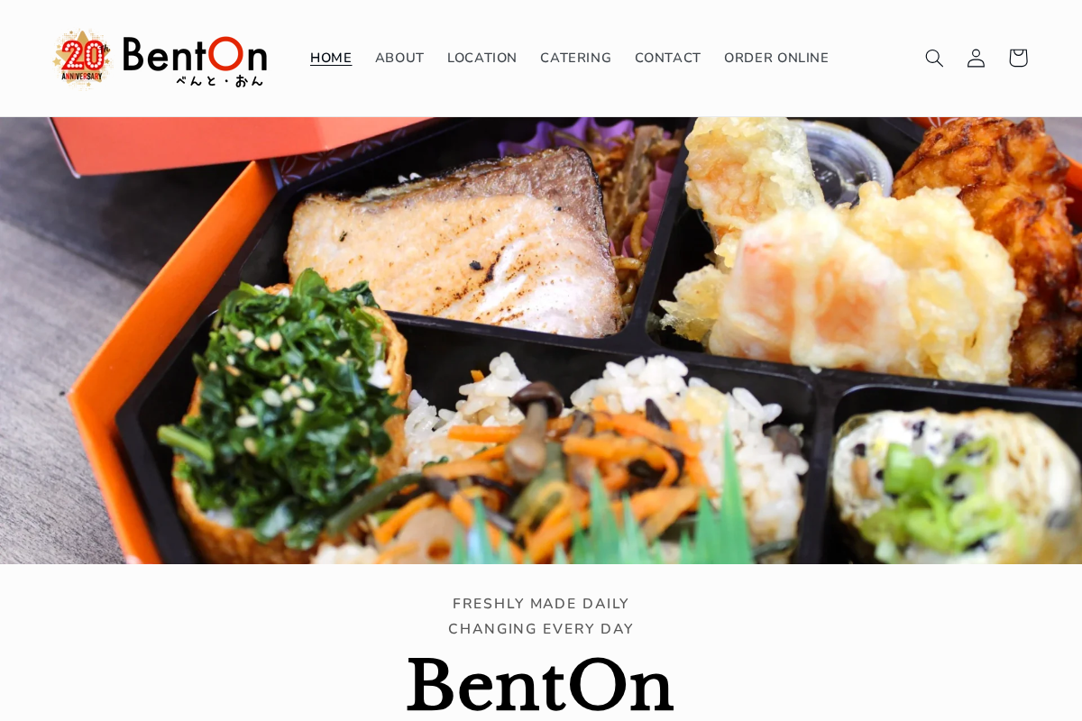 BentOn homepage screenshot