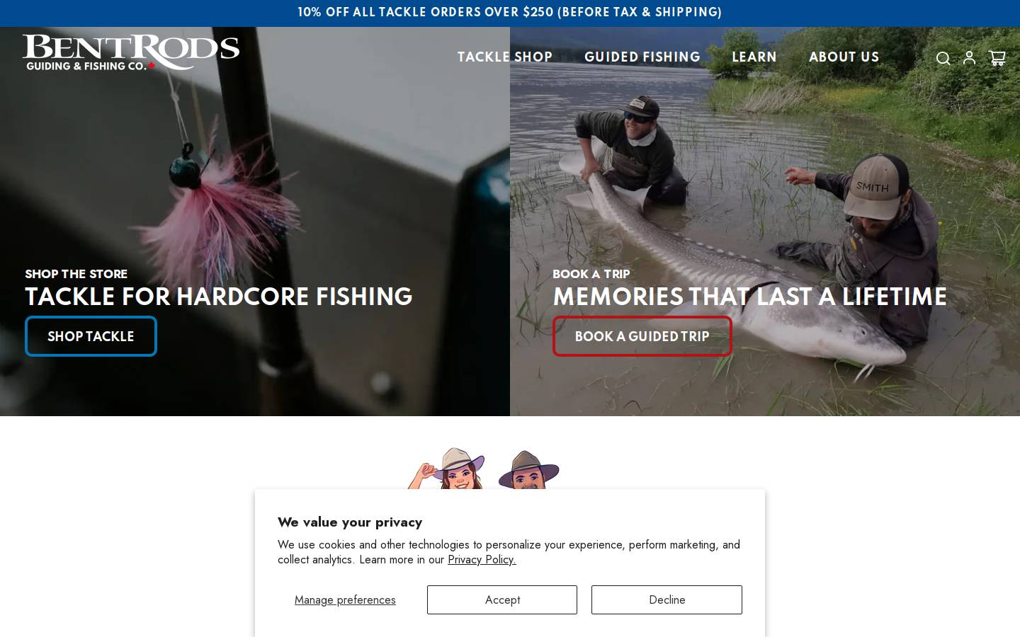 bentrods.ca homepage screenshot