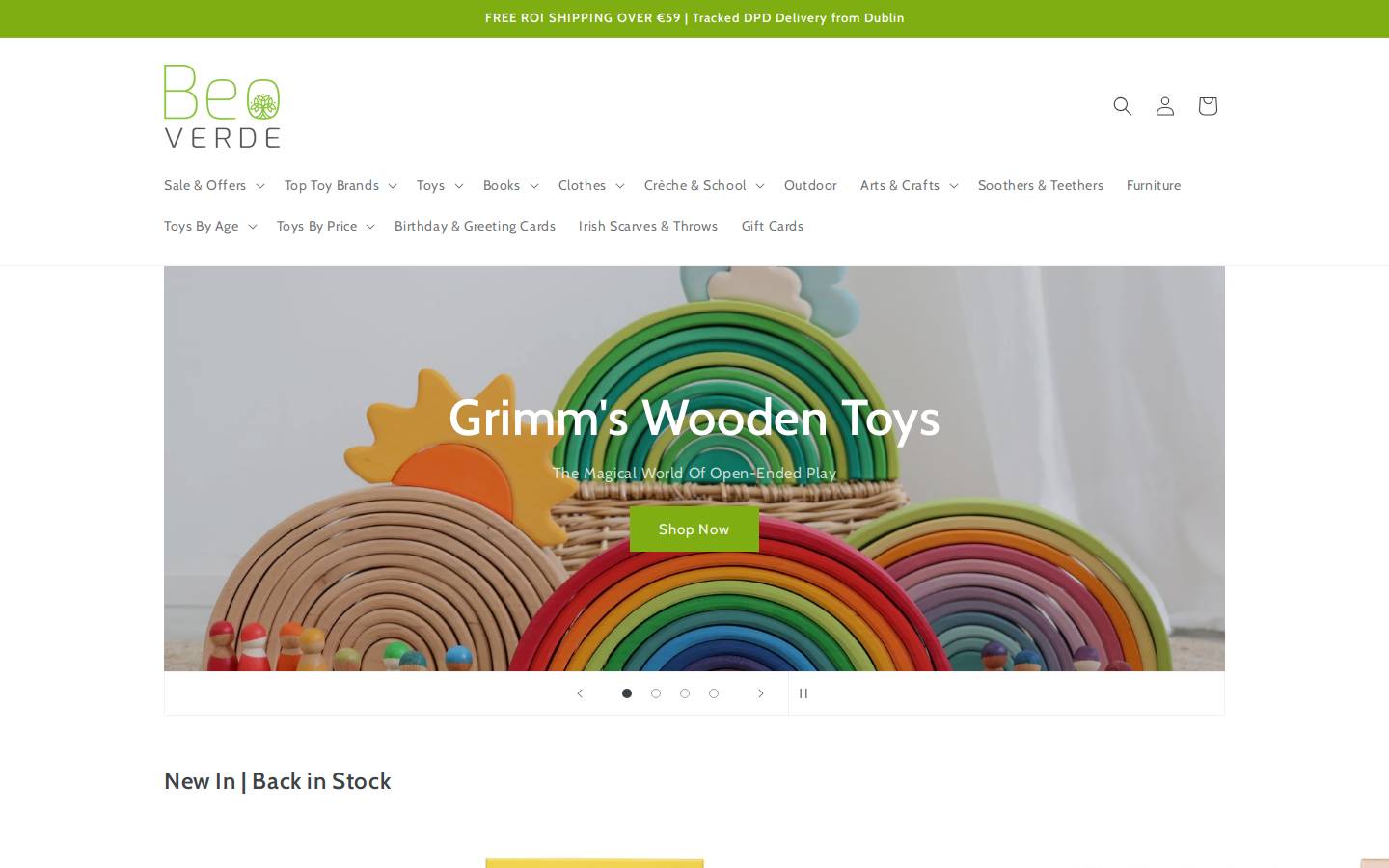 beo.organic homepage screenshot