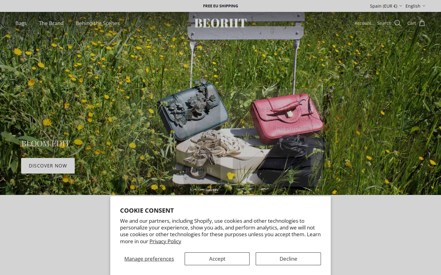 beorht.es homepage screenshot