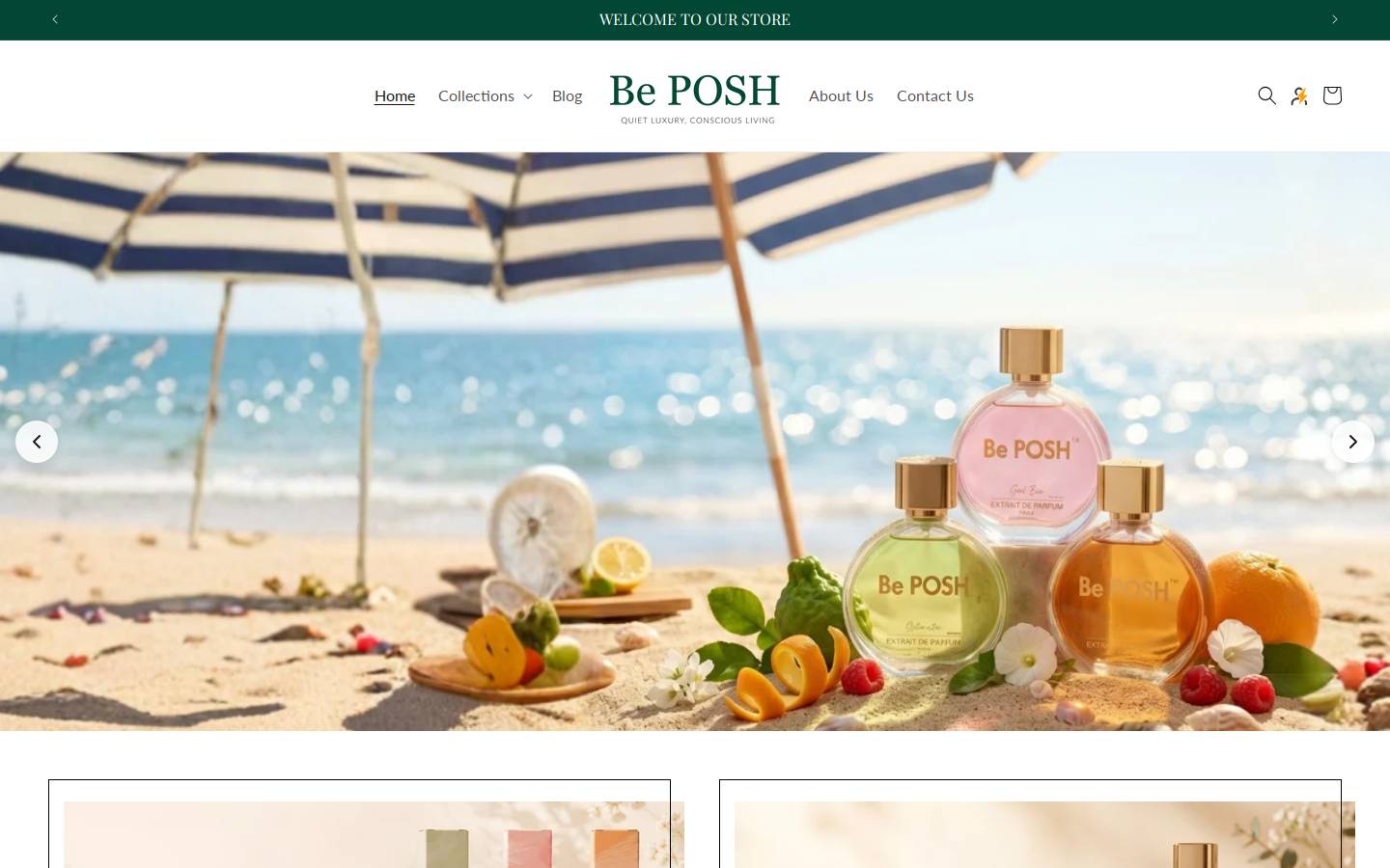 beposh.in homepage screenshot