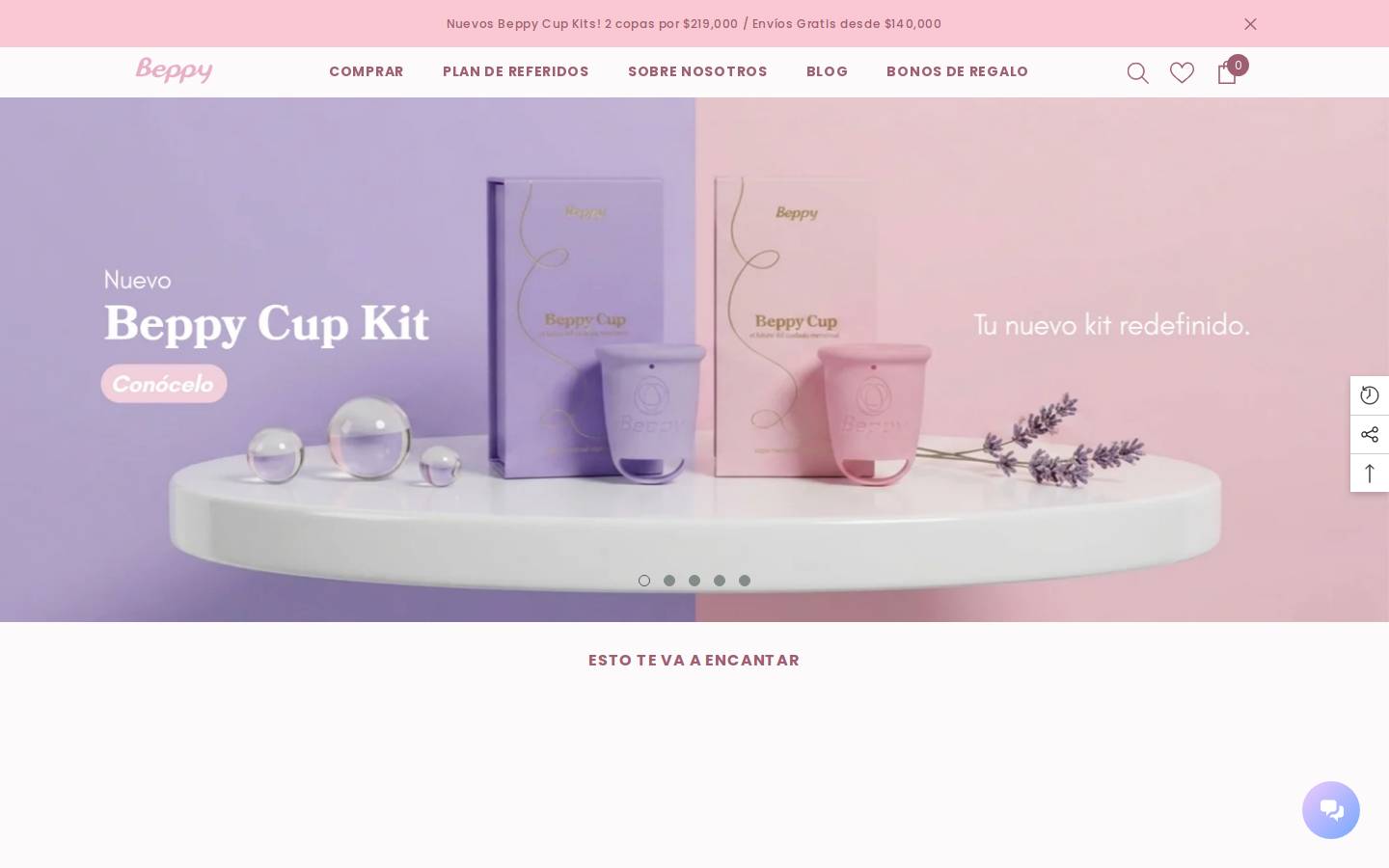 Beppy homepage screenshot