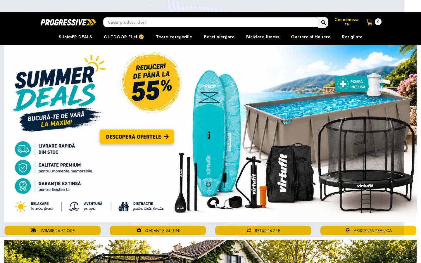 Progressive Sports homepage screenshot
