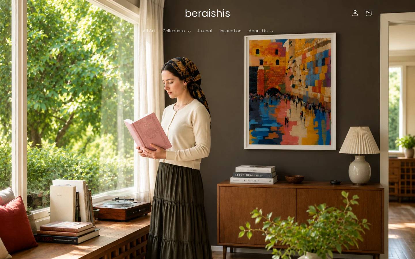 beraishis.com homepage screenshot