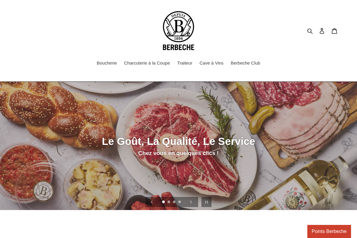 BOUCHERIE BERBECHE homepage screenshot