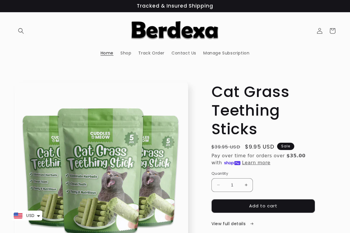 Berdexa homepage screenshot