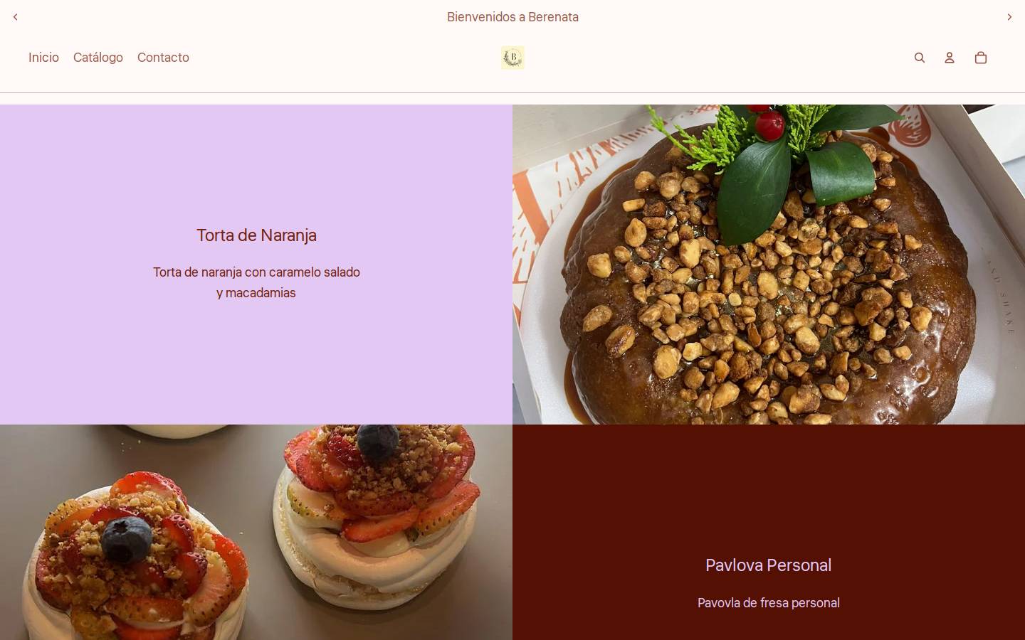 berenata.com homepage screenshot