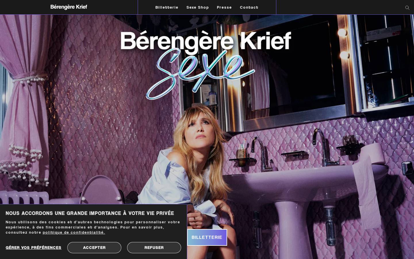 berengerekrief.fr homepage screenshot