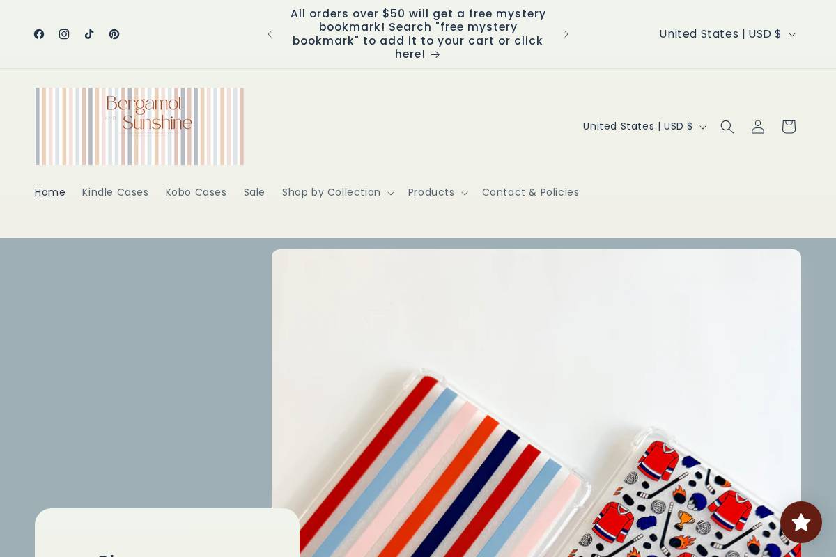 bergamotsunshine.com homepage screenshot