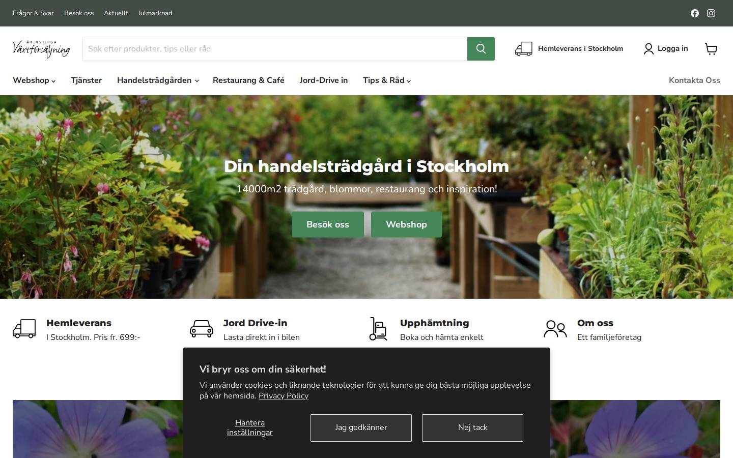 bergavaxter.se homepage screenshot