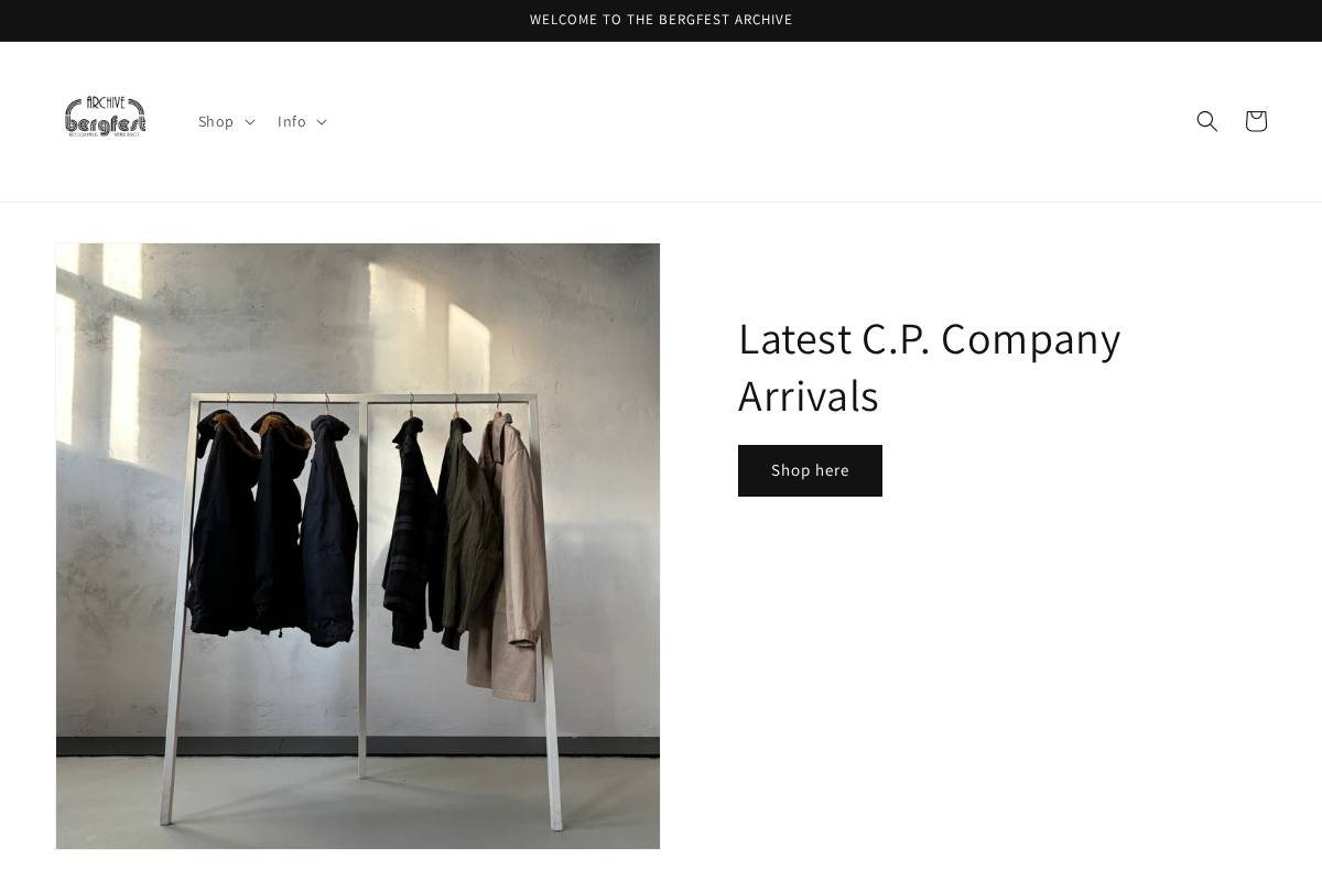 bergfest-archive.com homepage screenshot
