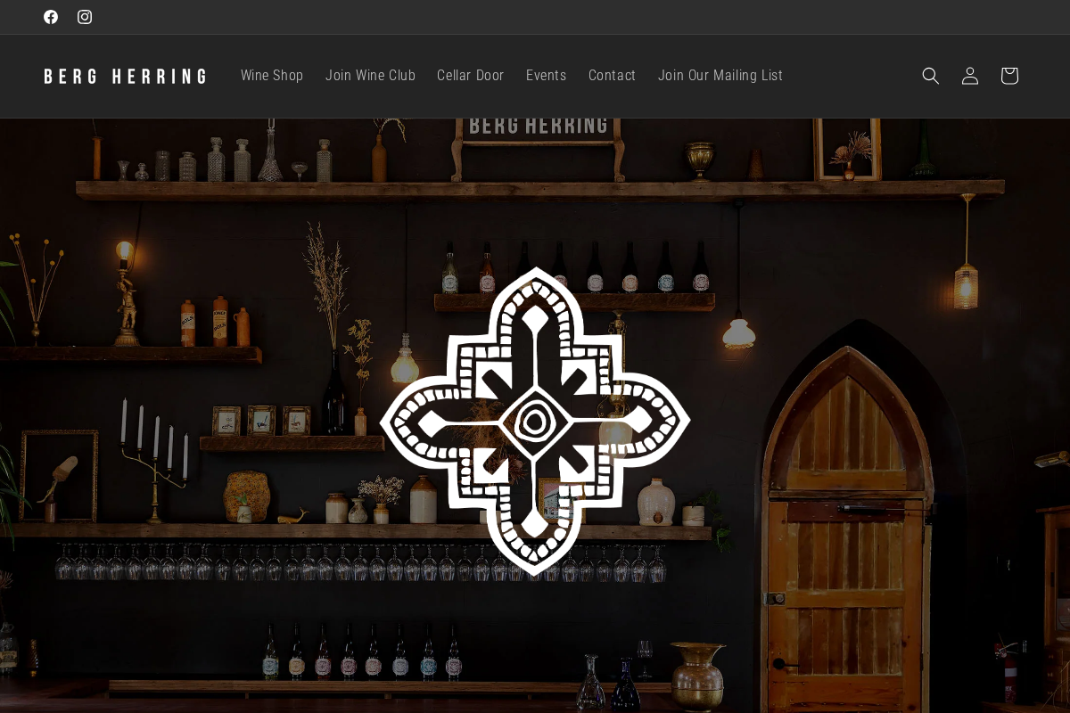 bergherringwines.com.au homepage screenshot