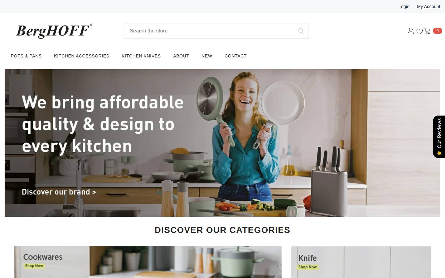 berghoff.in homepage screenshot