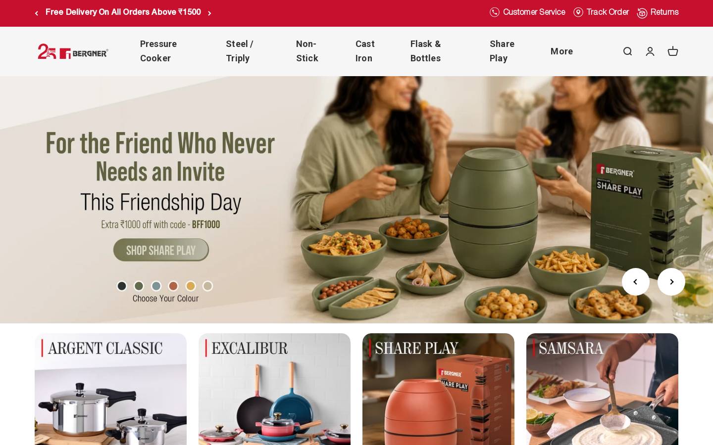 Bergnerhome homepage screenshot