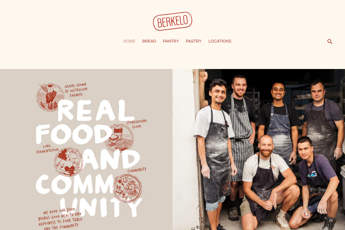 berkelo.com.au homepage screenshot
