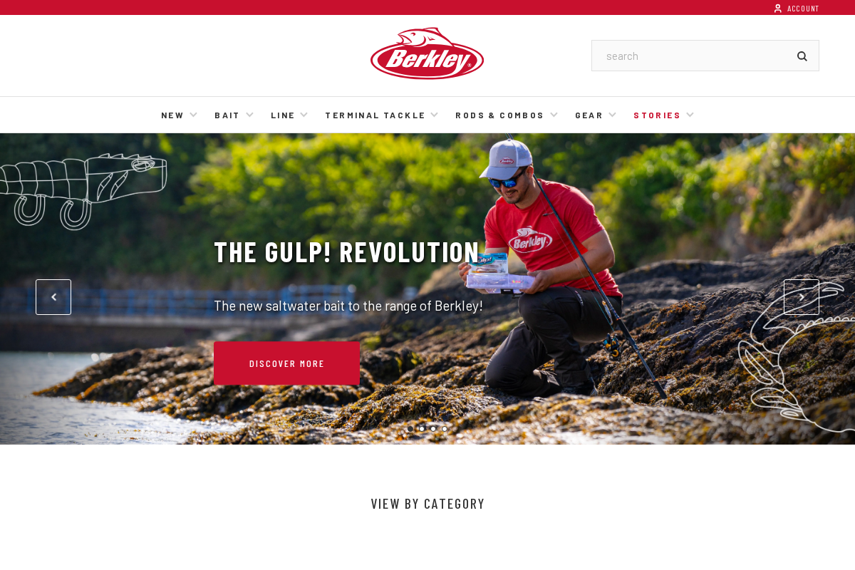 Berkley EU homepage screenshot