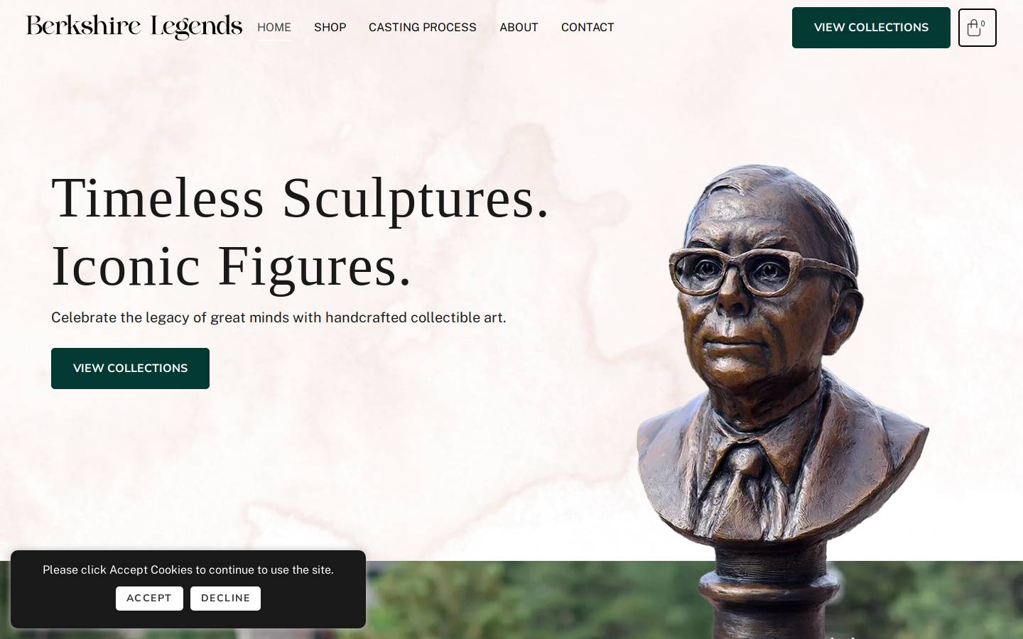 berkshirelegends.store homepage screenshot