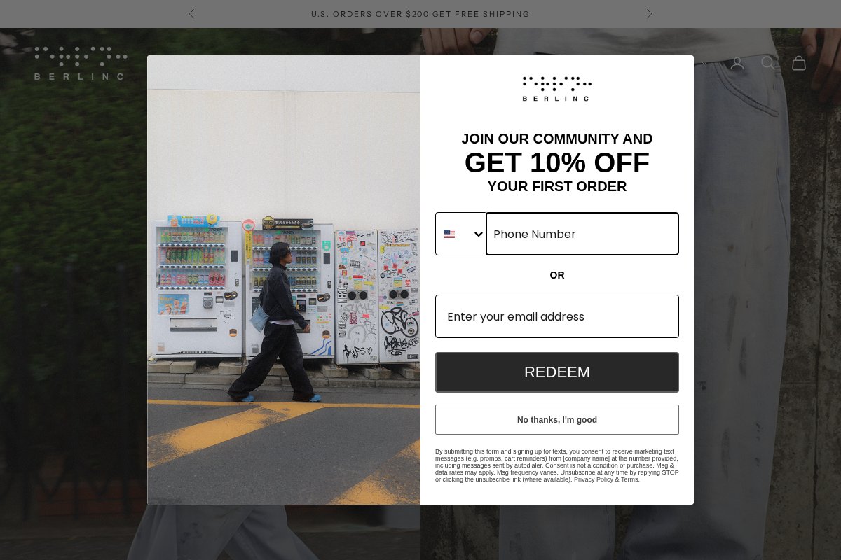 Berlinc homepage screenshot