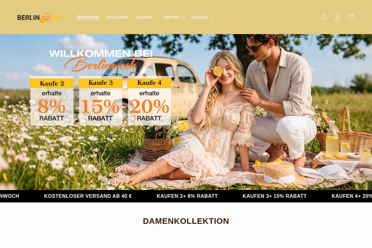 Berlinwoch homepage screenshot