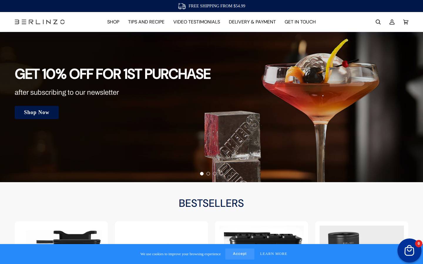 berlinzo.com homepage screenshot