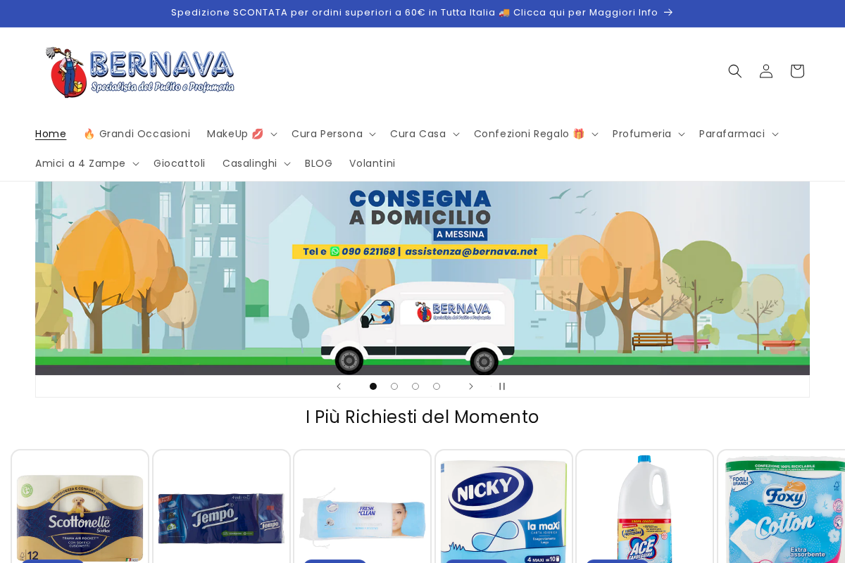 Bernava Spa homepage screenshot