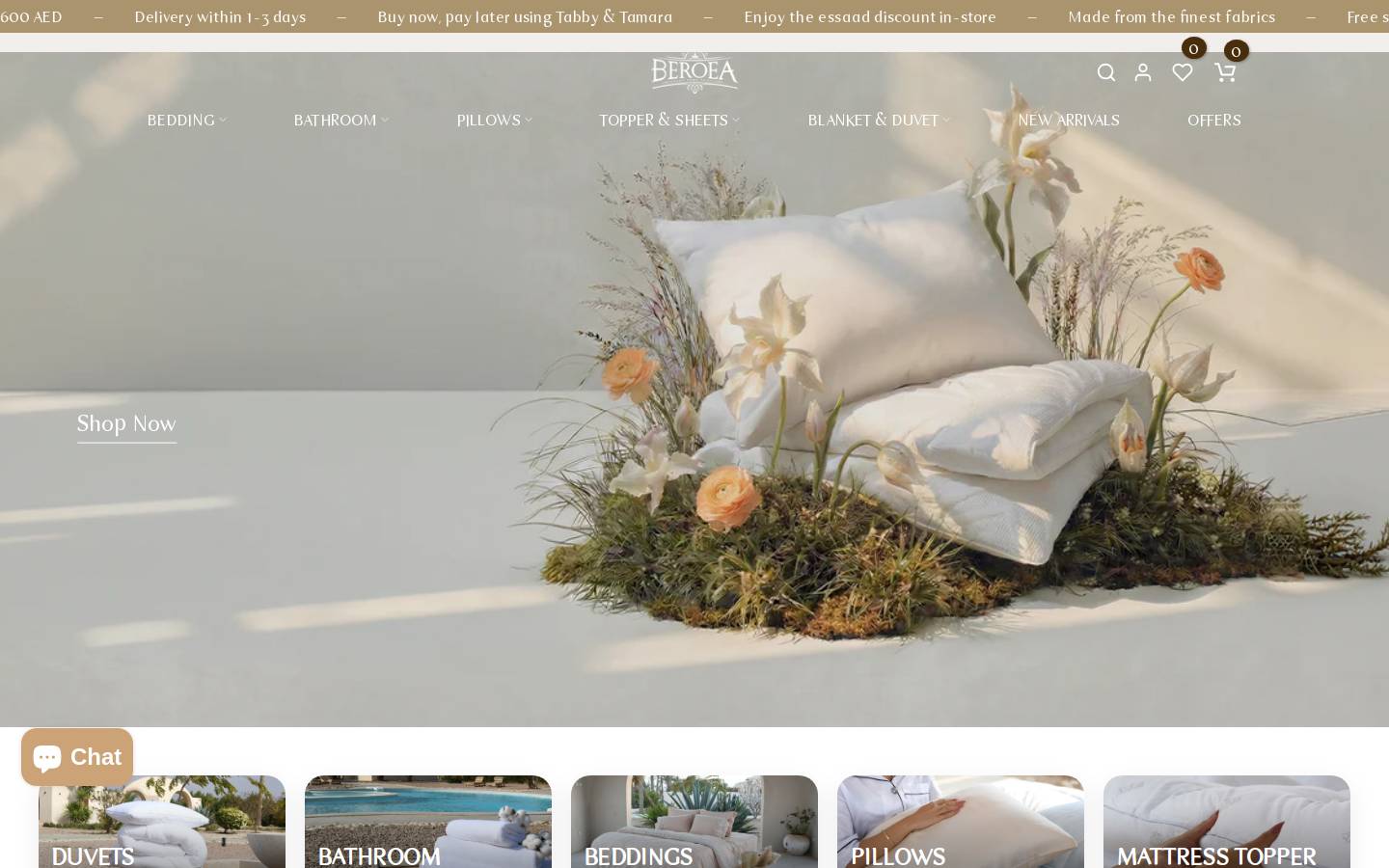 beroeahome.com homepage screenshot